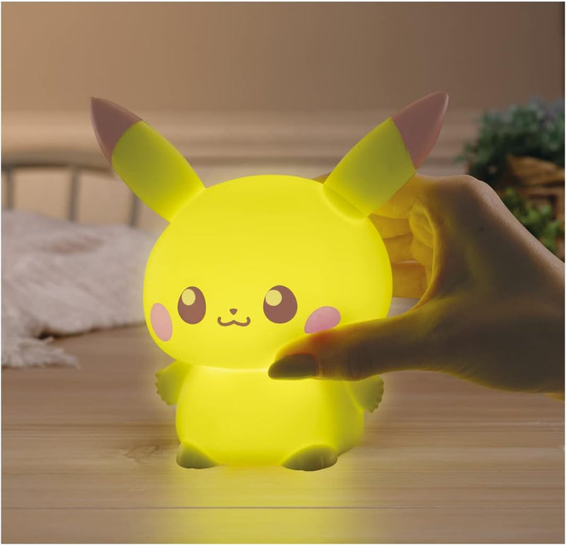 寵物小精靈比卡超燈 Pikachu比卡超形狀 LED燈裝檯燈小夜燈 Pokemon Puni Kyun Light Pikachu