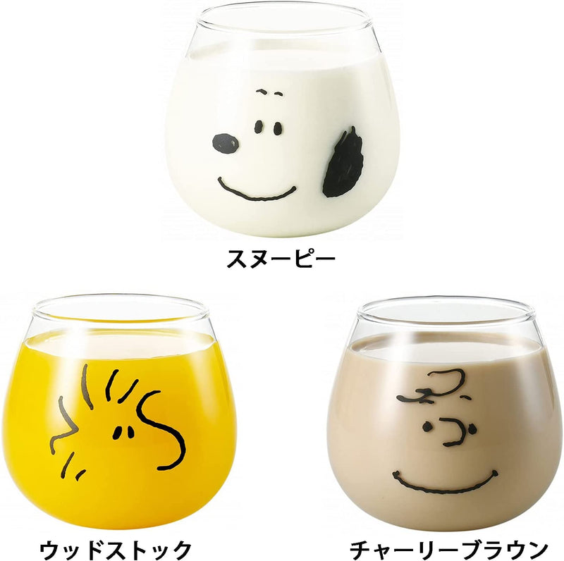 Snoopy cup tumbler 史諾比不倒翁玻璃杯  BeautifulHK.com