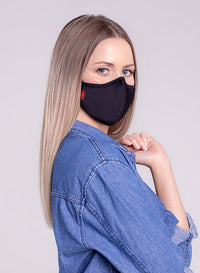 即日送貨 MEO Lite Reusable Mask 重用口罩 Black KN95 PM0.1 - Medium