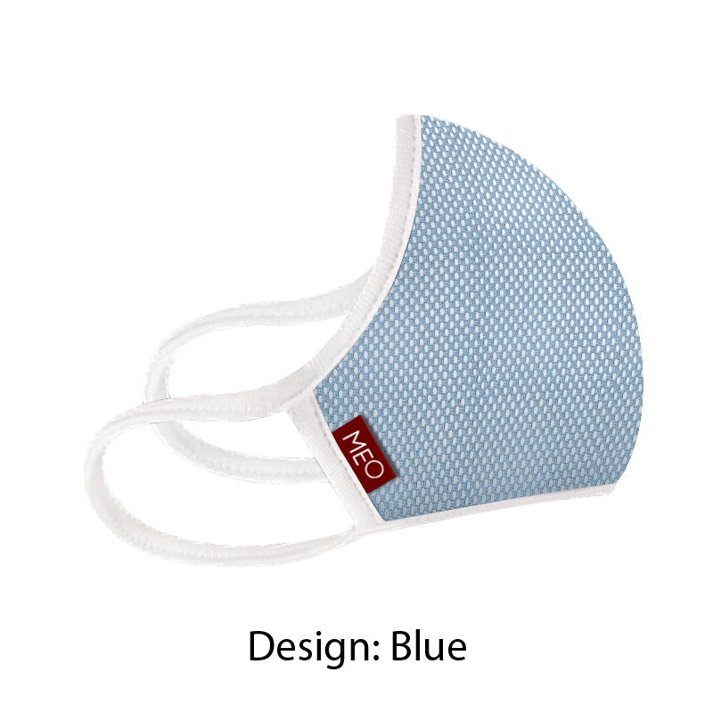 Promotion set of 2 - MEO Lite Reusable Mask 重用口罩 Blue KN95 PM0.1 - Large