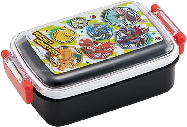 寵物小精靈 - 日本製比卡超飯盒  450ml Pokemon Pikachu lunch box 450ml (Black) Ag+ lunch box Bento box