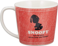 Peanuts Snoopy 日本製史諾比杯 陶瓷杯 紅色 (史努比杯)